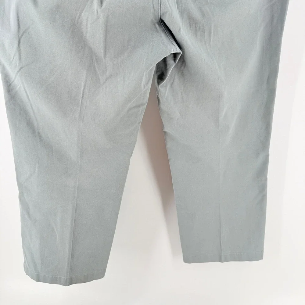 Duck‎ Head Mens Chino Pants Gray Flat Front Cotton Twill Trousers 40x26